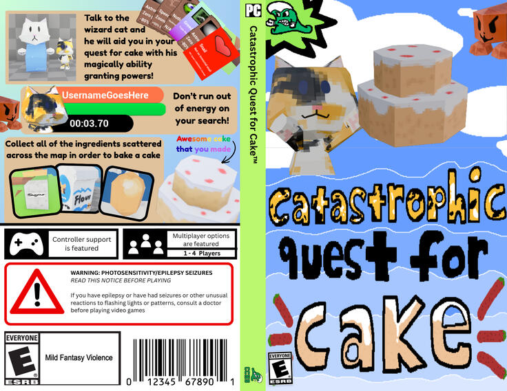 Catastrophic Quest for Cake Game Cover